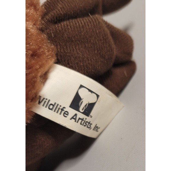 Wildlife Artist Brown Bat Stuffed Plush Animal Soft Winged Toy 7 x 15 inch - Picture 7 of 8